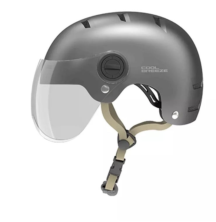 Cool Wind Riding Helmet, Shock Absorption, Shock Resistance, Comfort, Heat Absorption, Ventilation, Head Circumference Adjustment Helmet