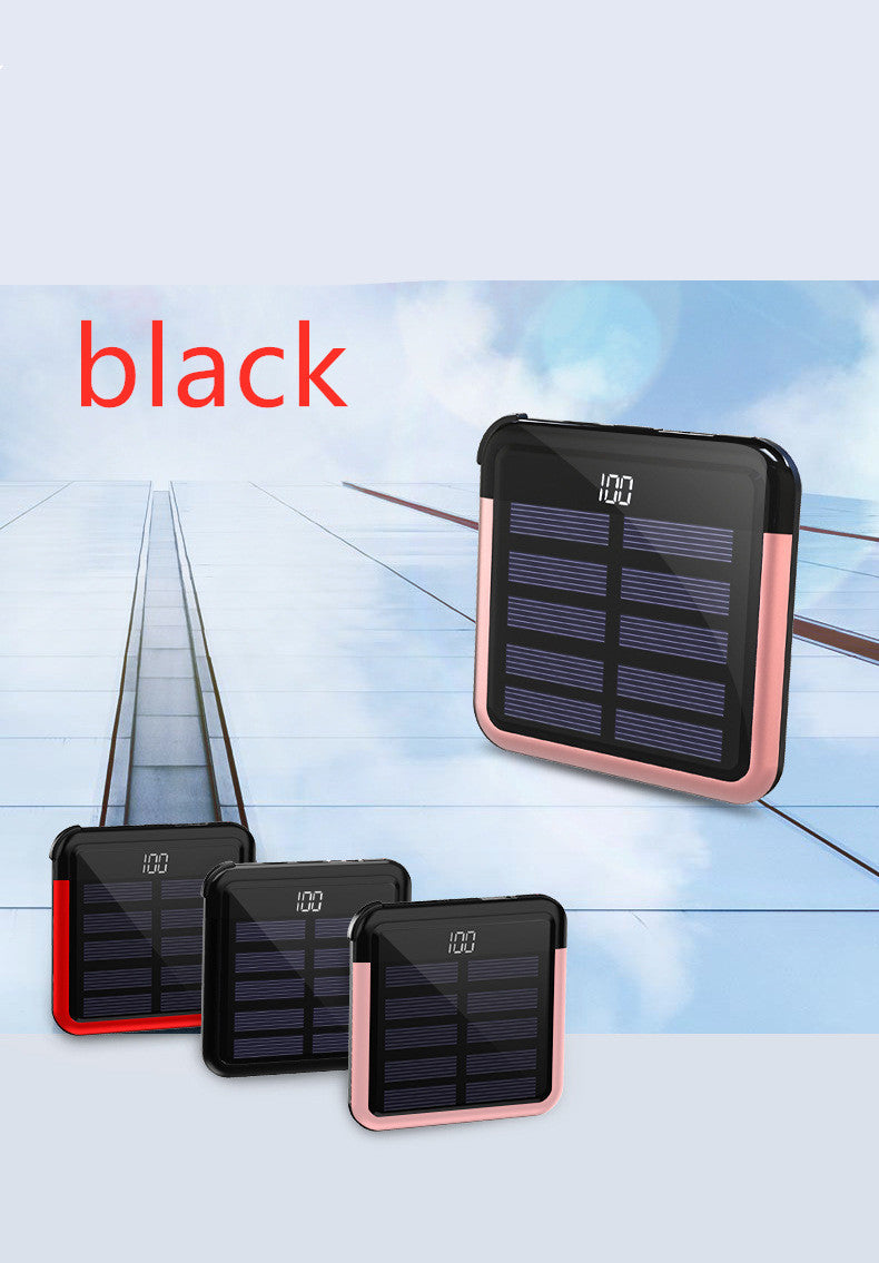 Solar Mini Power Bank 5000mAh Ultra-Thin Polymer Power Bank