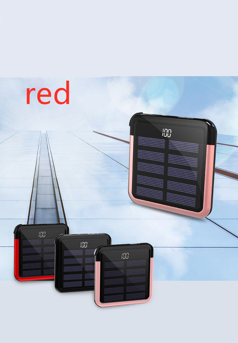 Solar Mini Power Bank 5000mAh Ultra-Thin Polymer Power Bank