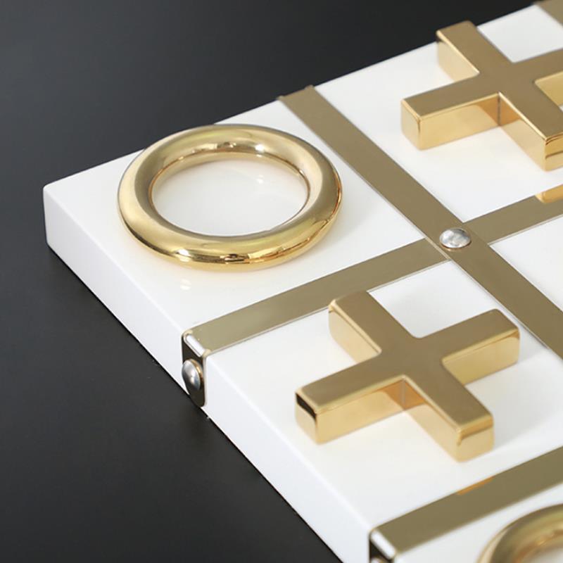 Metal Letter Chessboard Decoration Modern Living Room