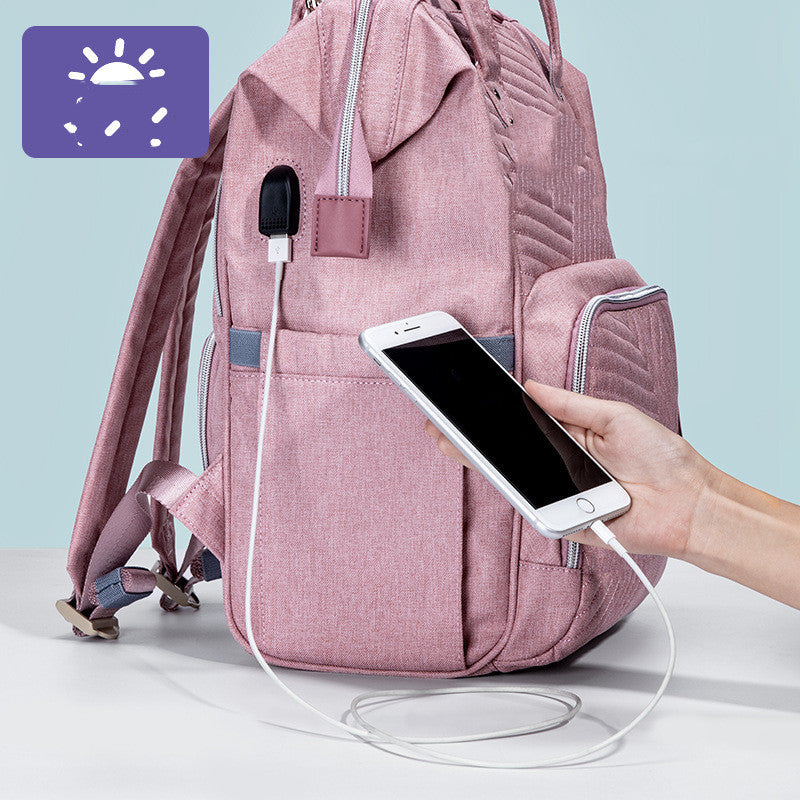 Large Capacity And Light Mother Baby Backpack
