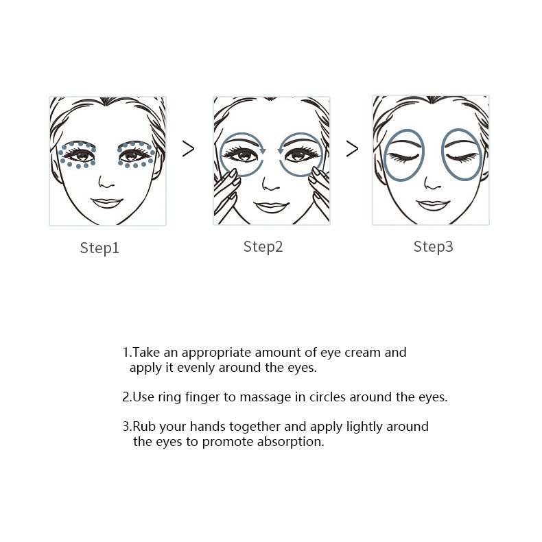 Vanxi Hexapeptide Eye Cream Anti-Wrinkle Reduce Fine Lines Dark Circles And Bags Under The Eyes Lift And Tighten