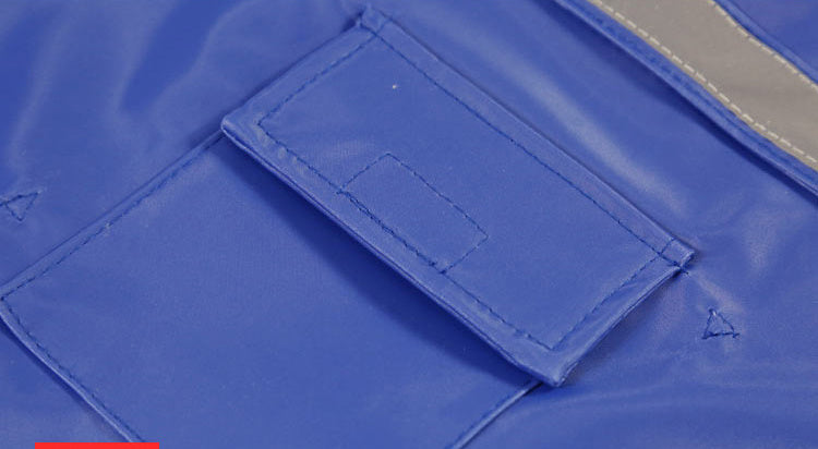 Pet Raincoat Dog Raincoat Labrador Golden Retriever Large and Medium-sized Dog Reflective Waterproof Snowproof Big Dog Clothes