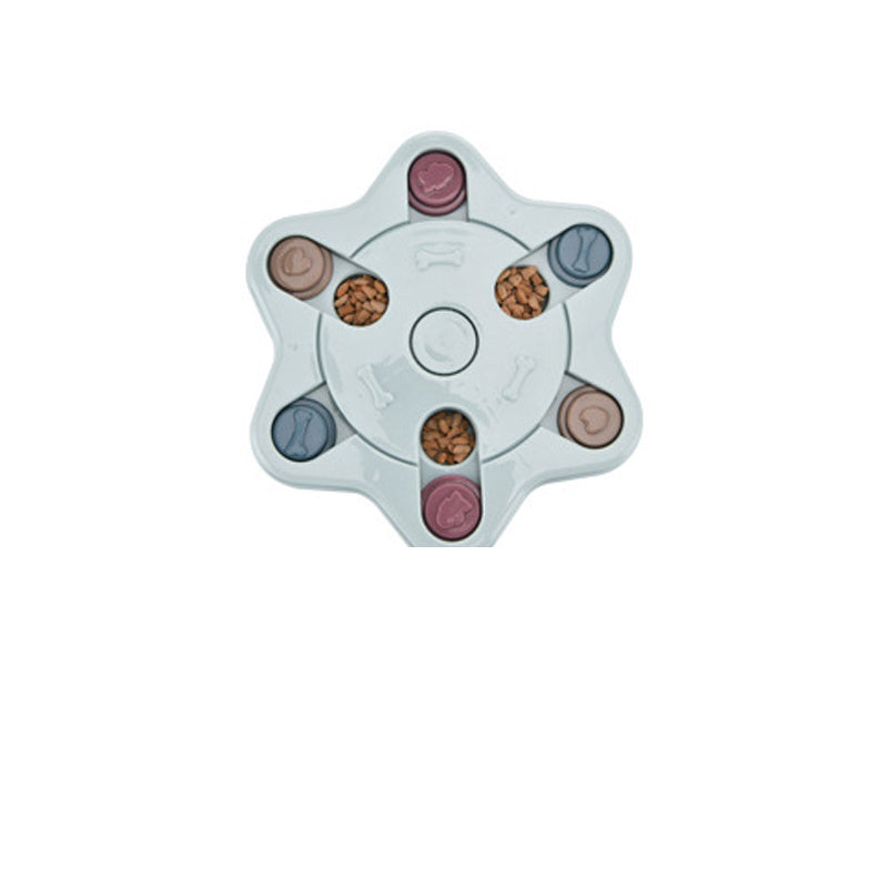 Creative Dog Turntable Eating Anti-Choking Bowl