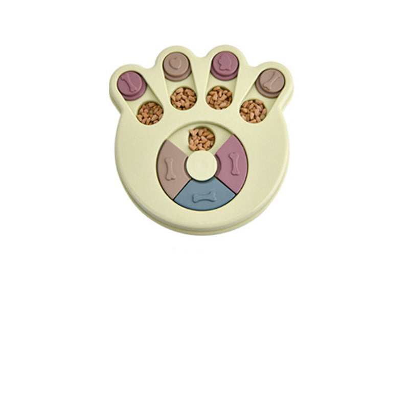 Creative Dog Turntable Eating Anti-Choking Bowl