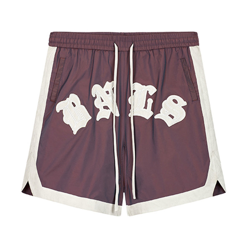 Basketball Pants Drawstring Five-point Pants Men And Women Couple Loose Shorts