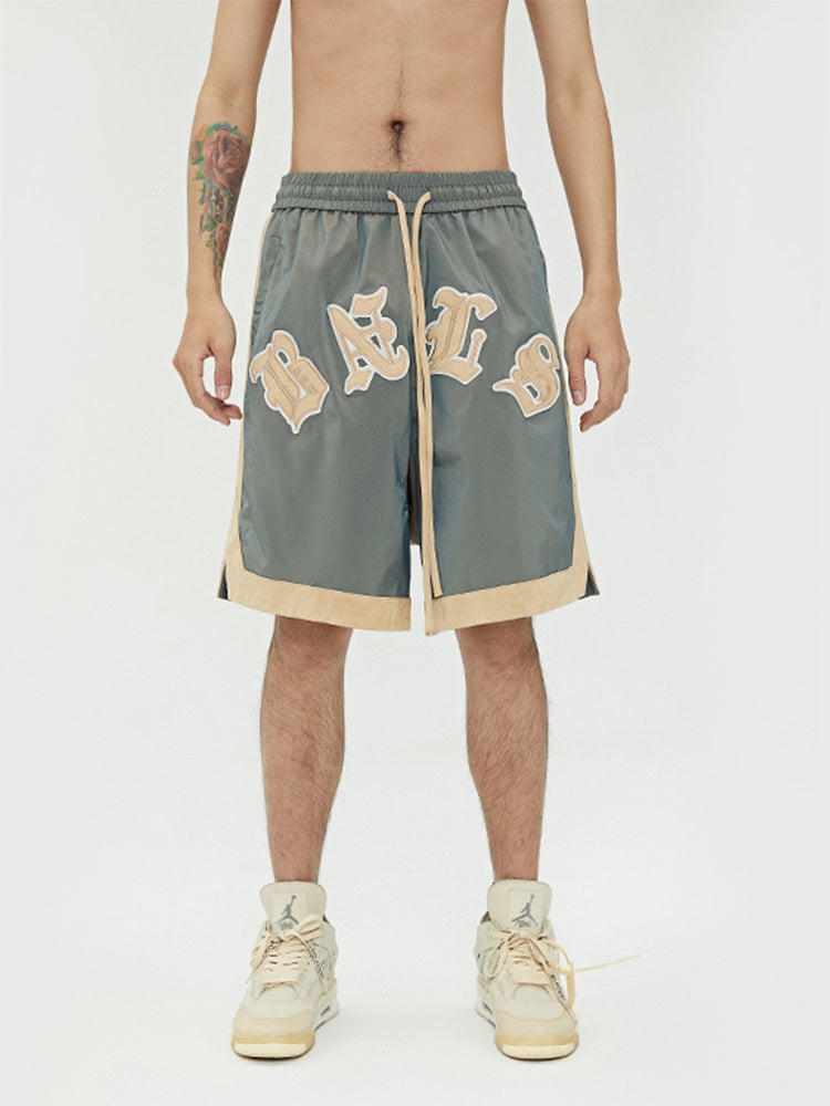 Basketball Pants Drawstring Five-point Pants Men And Women Couple Loose Shorts