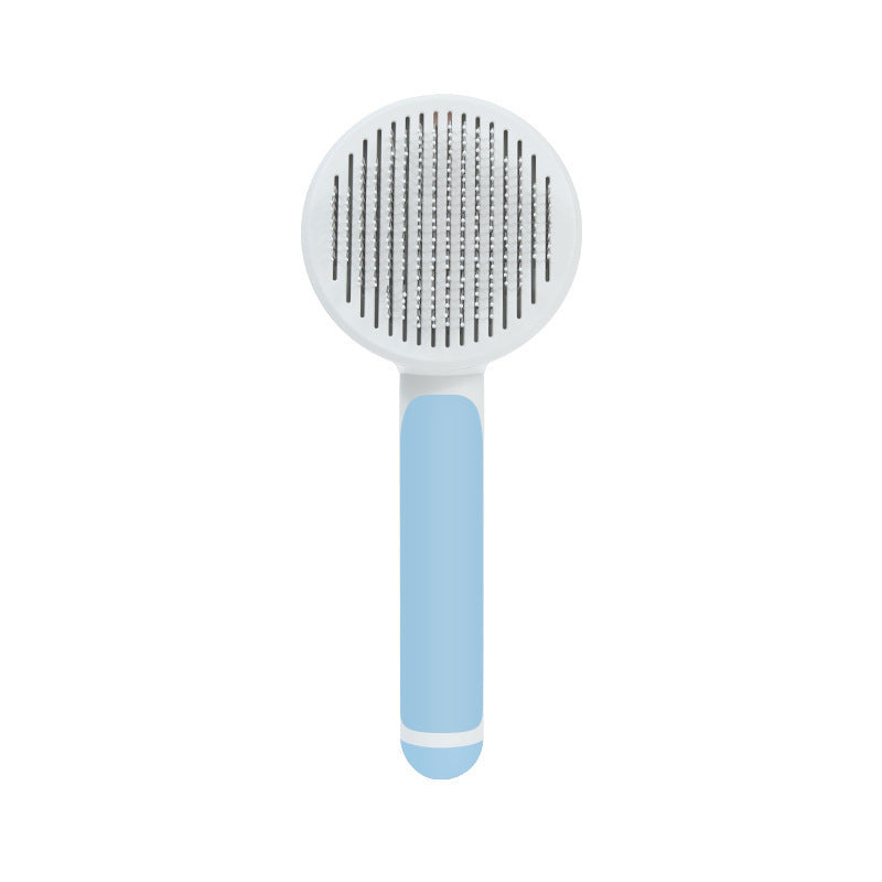 New Round Handle Pet Comb Sticky Bead Massage