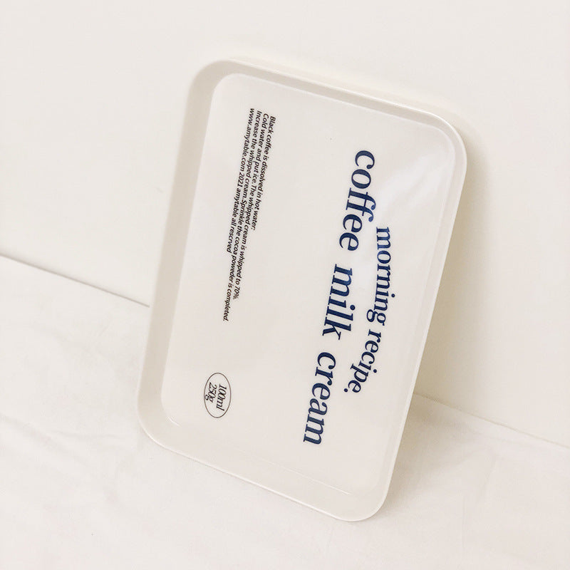 Korean Style Household Rectangular Dim Sum Tray