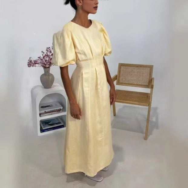 Personality Female Elegant Short Sleeve Dress