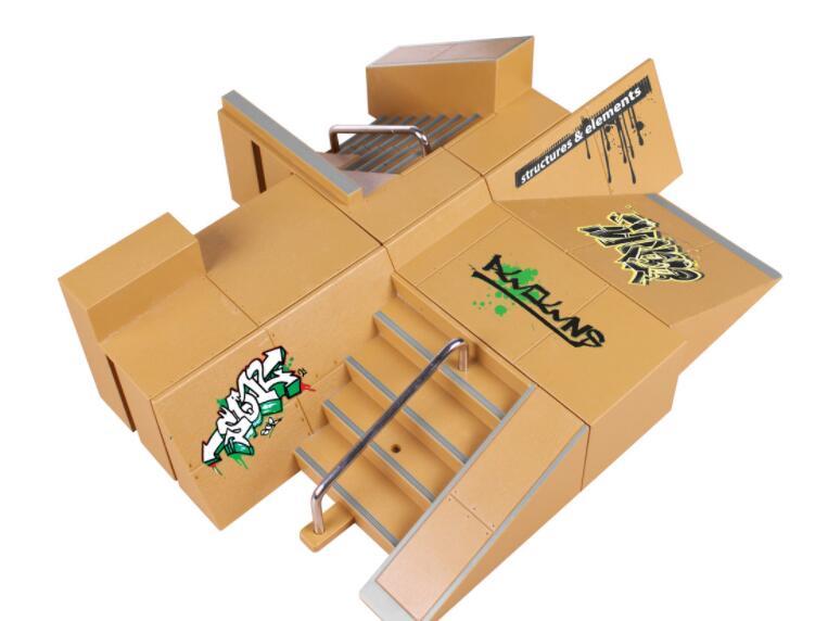 Supply alloy finger skateboard props combination finger skateboard field suit number LF8092