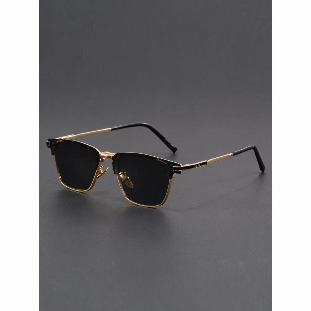 Retro Artistic UV Protection Small Square Box Sunglasses