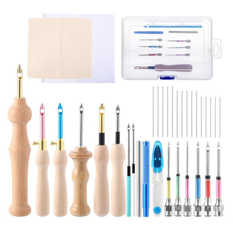 Simple Replaceable Plug Full Model Embroidery Stamp Needle Poke