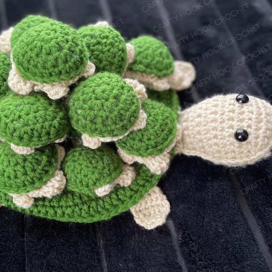Cute Cartoon Turtle Doll Handmade Knitted Turtle Children's Educational Game