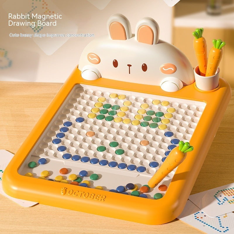 Rabbit Magnetic Drawing Board Puzzle Toys Early Education Children's Toys