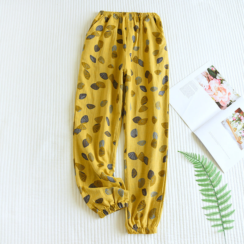 Women's Fashion Cotton Loose Anti-mosquito Home Pants