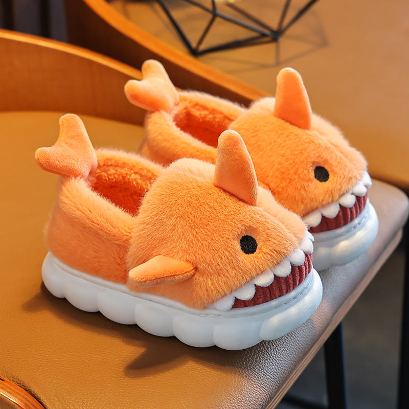 Winter Cute Cartoon Thick Bottom And Warm Keeping Fluffy Shoes