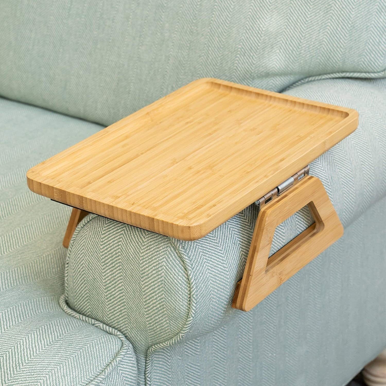 Simple Solid Color Creative Wooden Sofa Tray