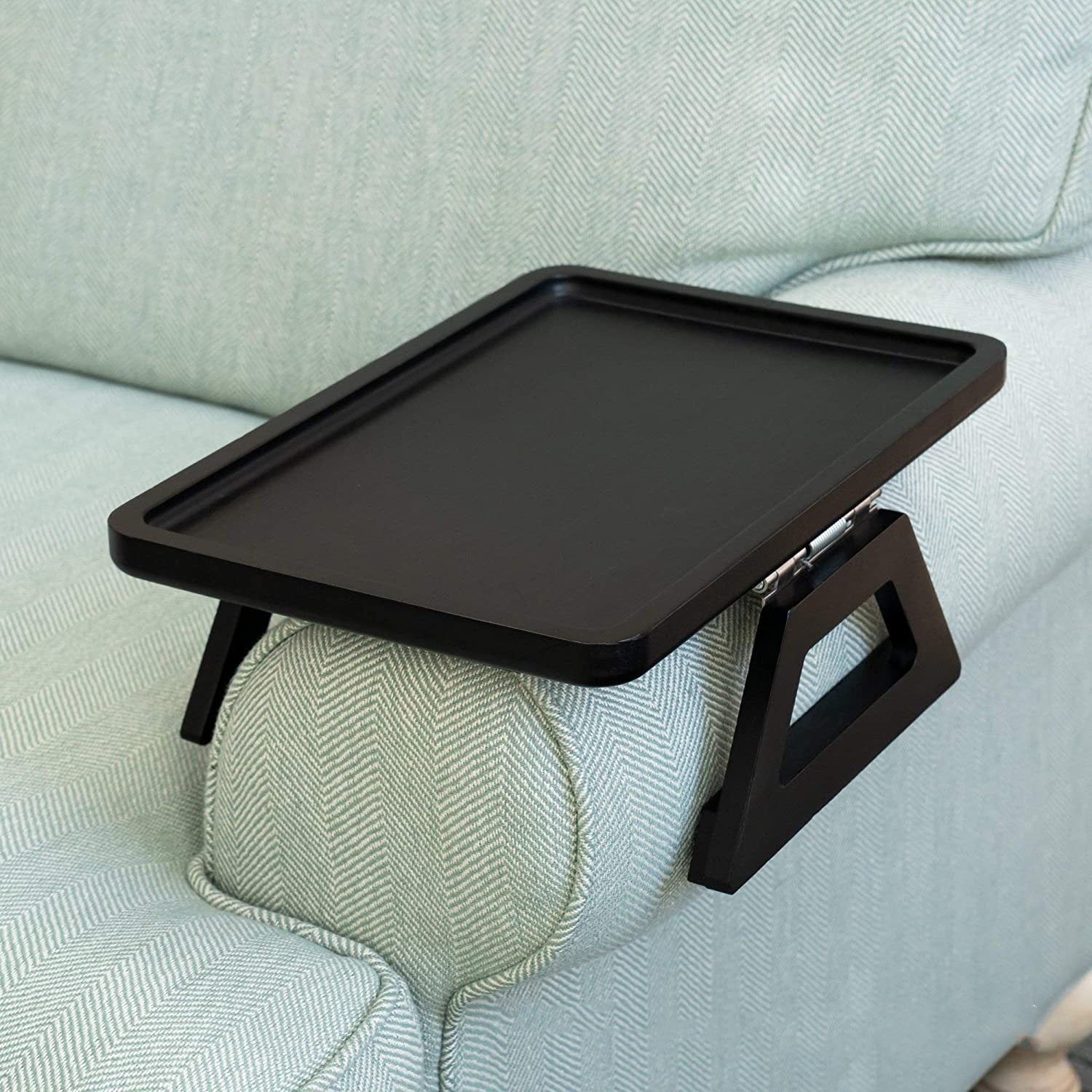 Simple Solid Color Creative Wooden Sofa Tray