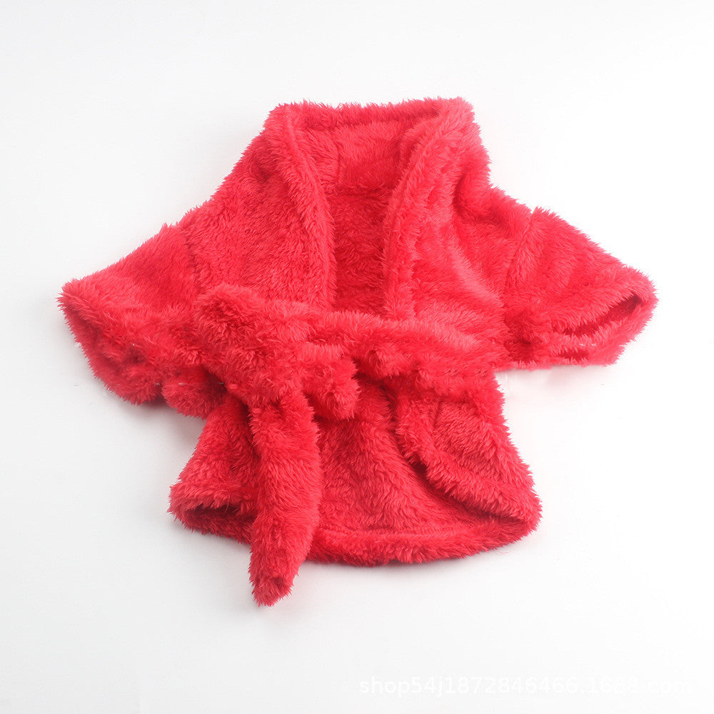 Dog Fashion Personalized Cloak Bathrobe