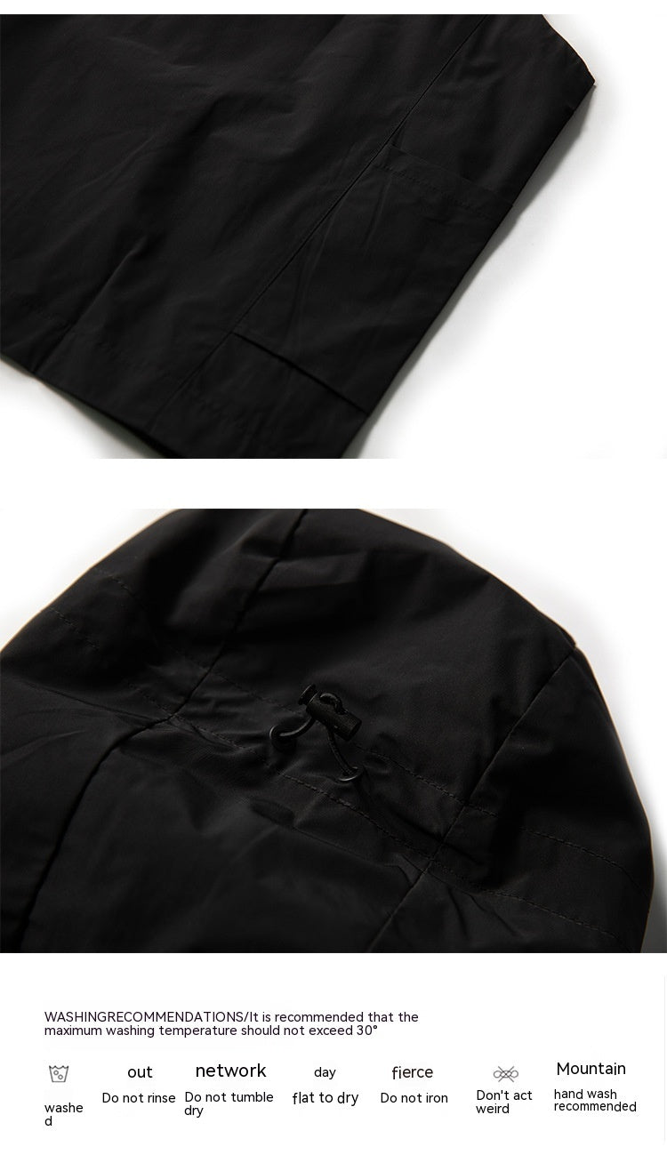 New Sleeveless Coat Outdoor Hooded Top