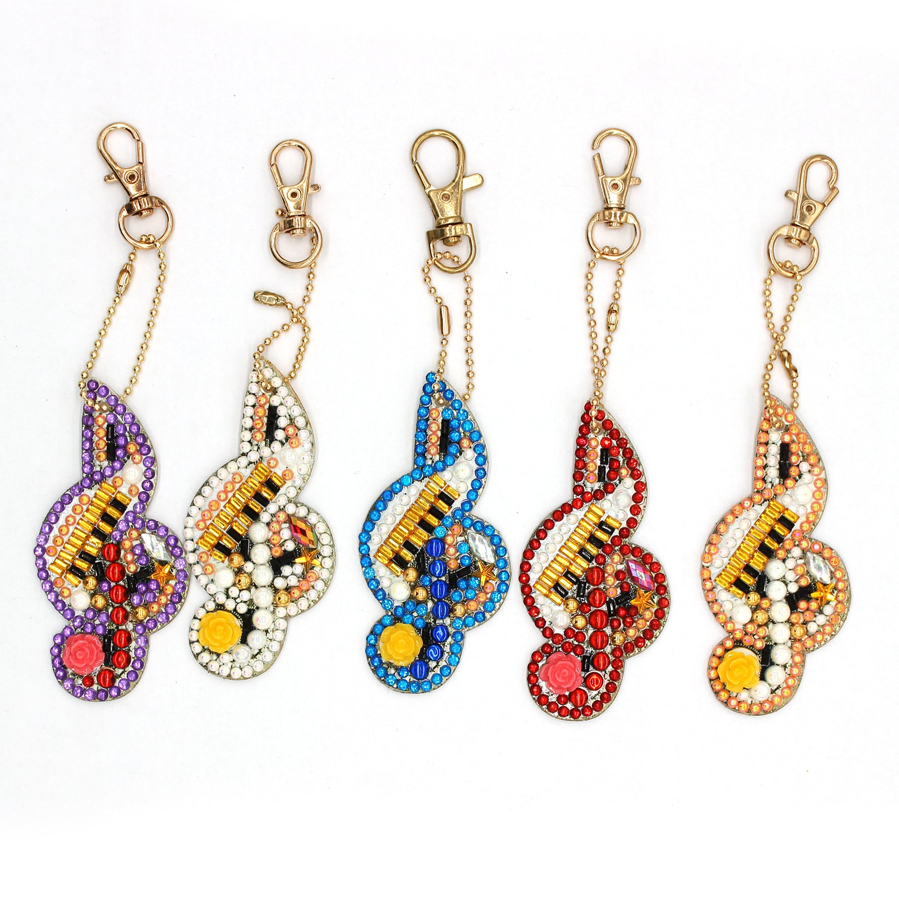 Diamond Painting Keychain Creative Children Cartoon Decorative Pendant