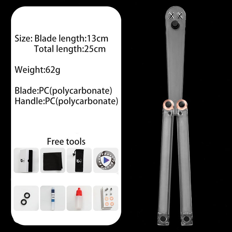 Outdoor Folding Toy With Uncut Butterfly Knife