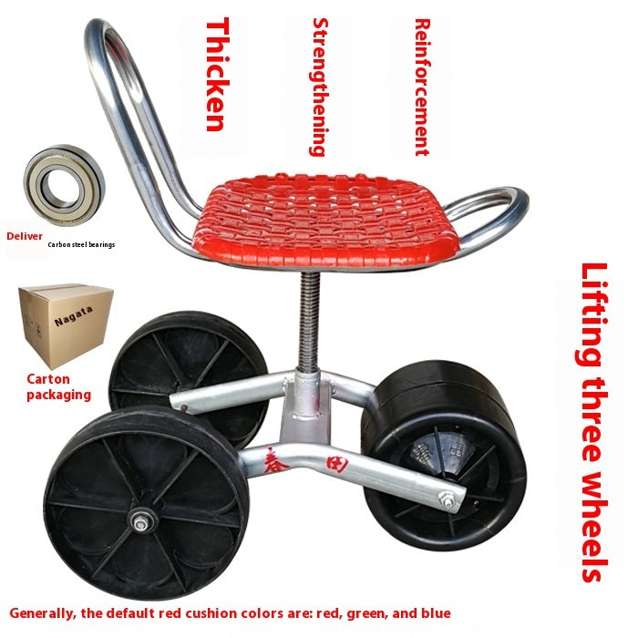 Planting Pruning Rotating Mobile Lifting Folding Stool