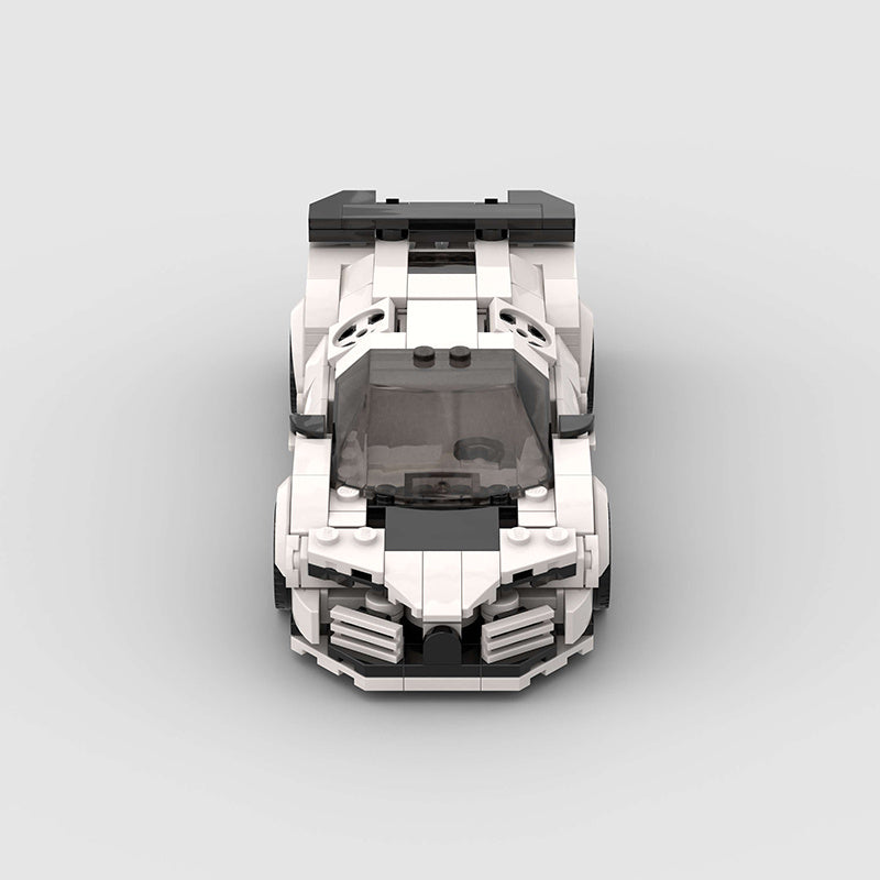 Built-up Block Series 8-grid Racing Model