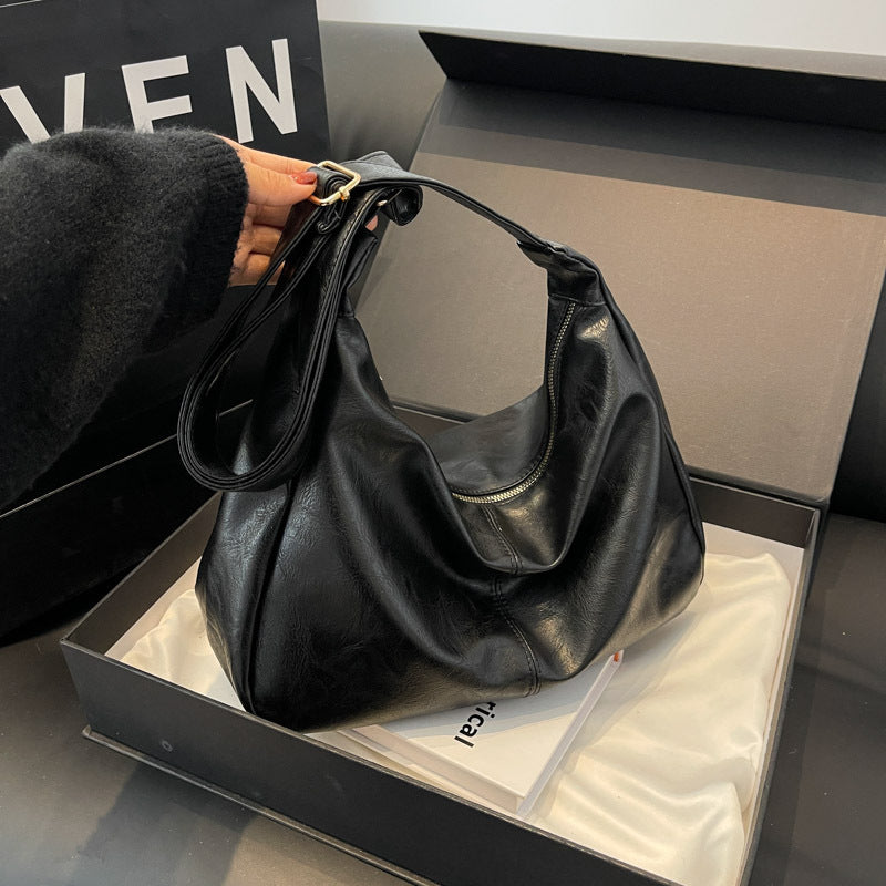 Women's Large Capacity All-match Simple Leisure Tote Shoulder Bag