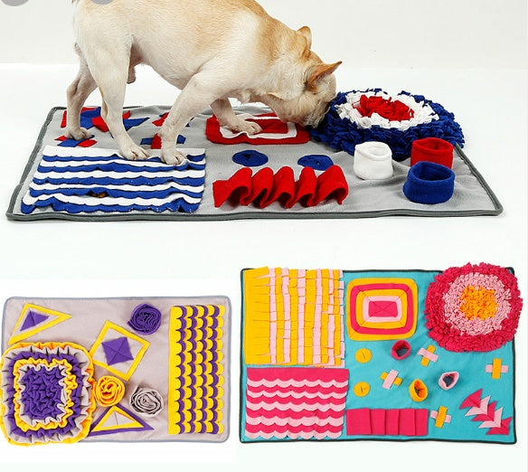 Interactive Puzzle Pet Sniffing Pad Blanket Smelling Traning Toy