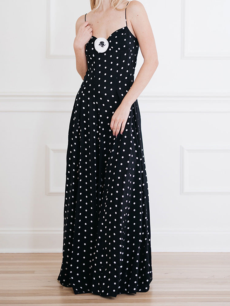 Women's Fashion Personalized Flower Sling Dress