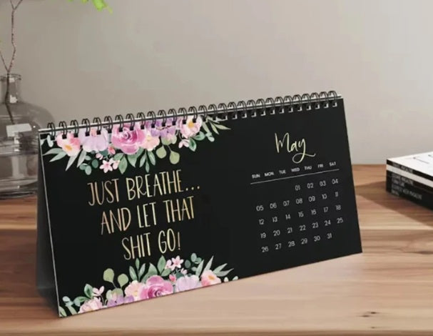 2024 Flower Calendar Spoof Living Room Wall Calendar