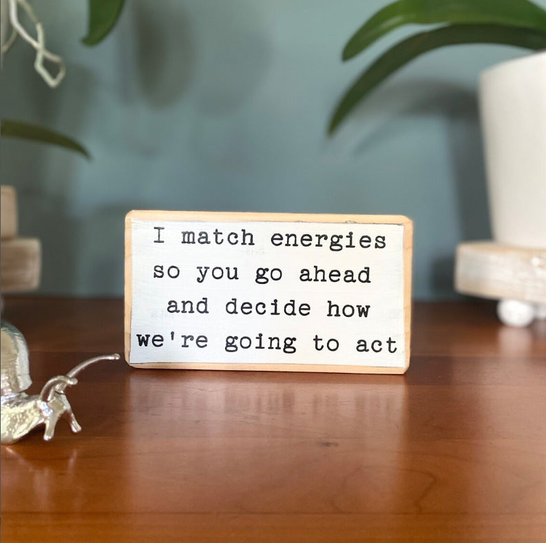 English Letters Desktop Ornaments