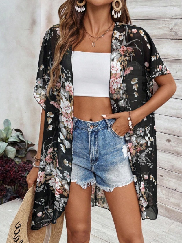 Summer Casual Short Sleeve Jacket For Women