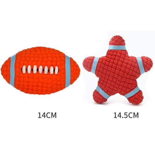 Latex interactive molar toy