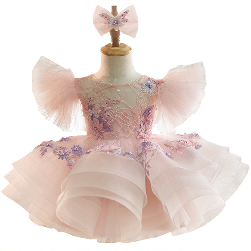 European And American Girls Umbrella Princess Dress