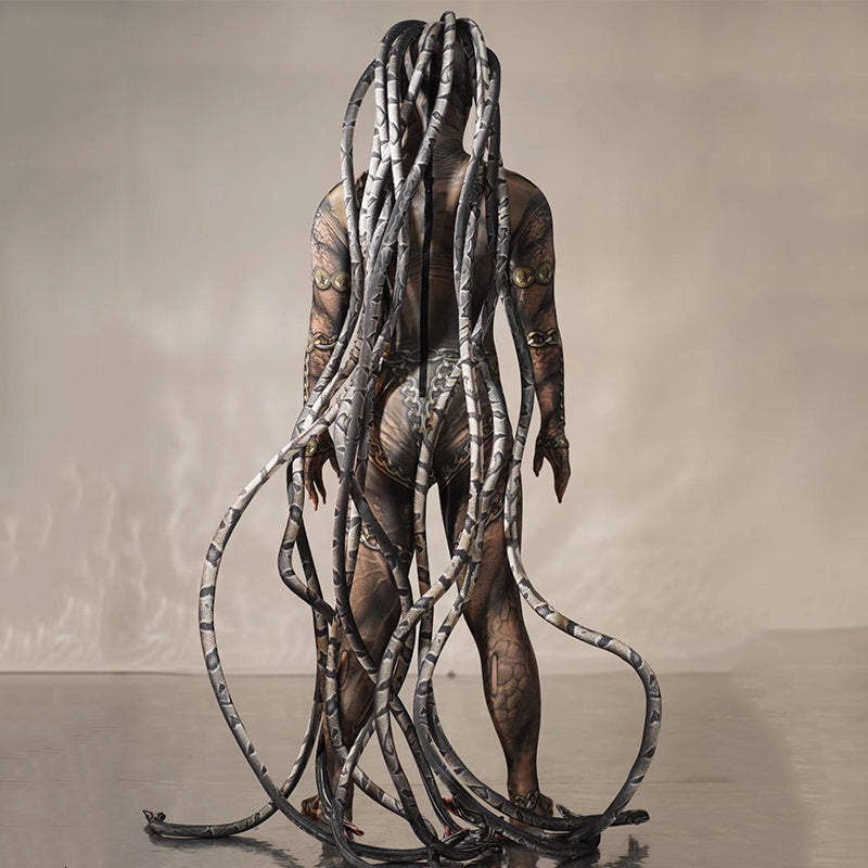 Medusa Transparent Meat Snake One-piece Costume