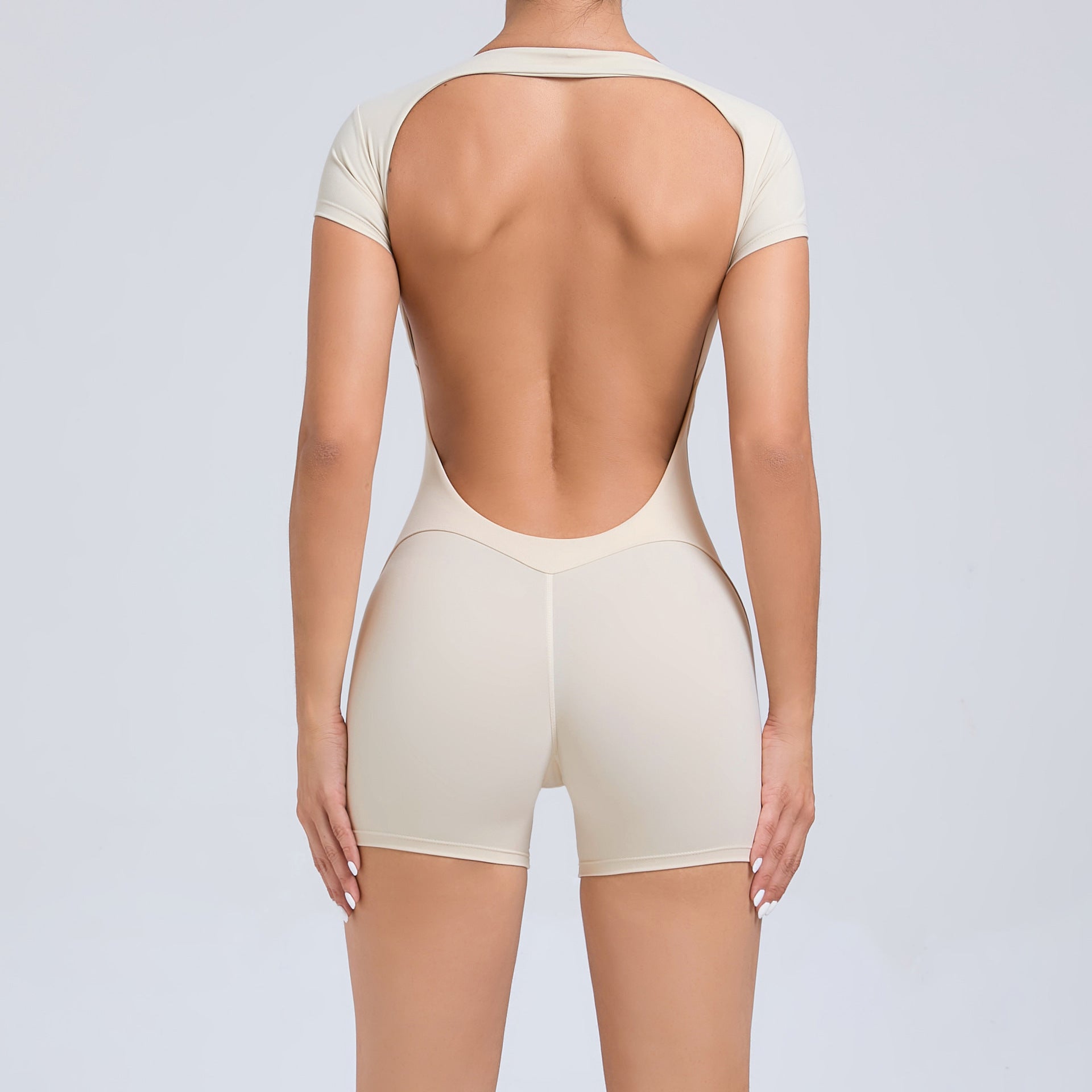 Backless Tight Dance Sports Yoga Jumpsuit