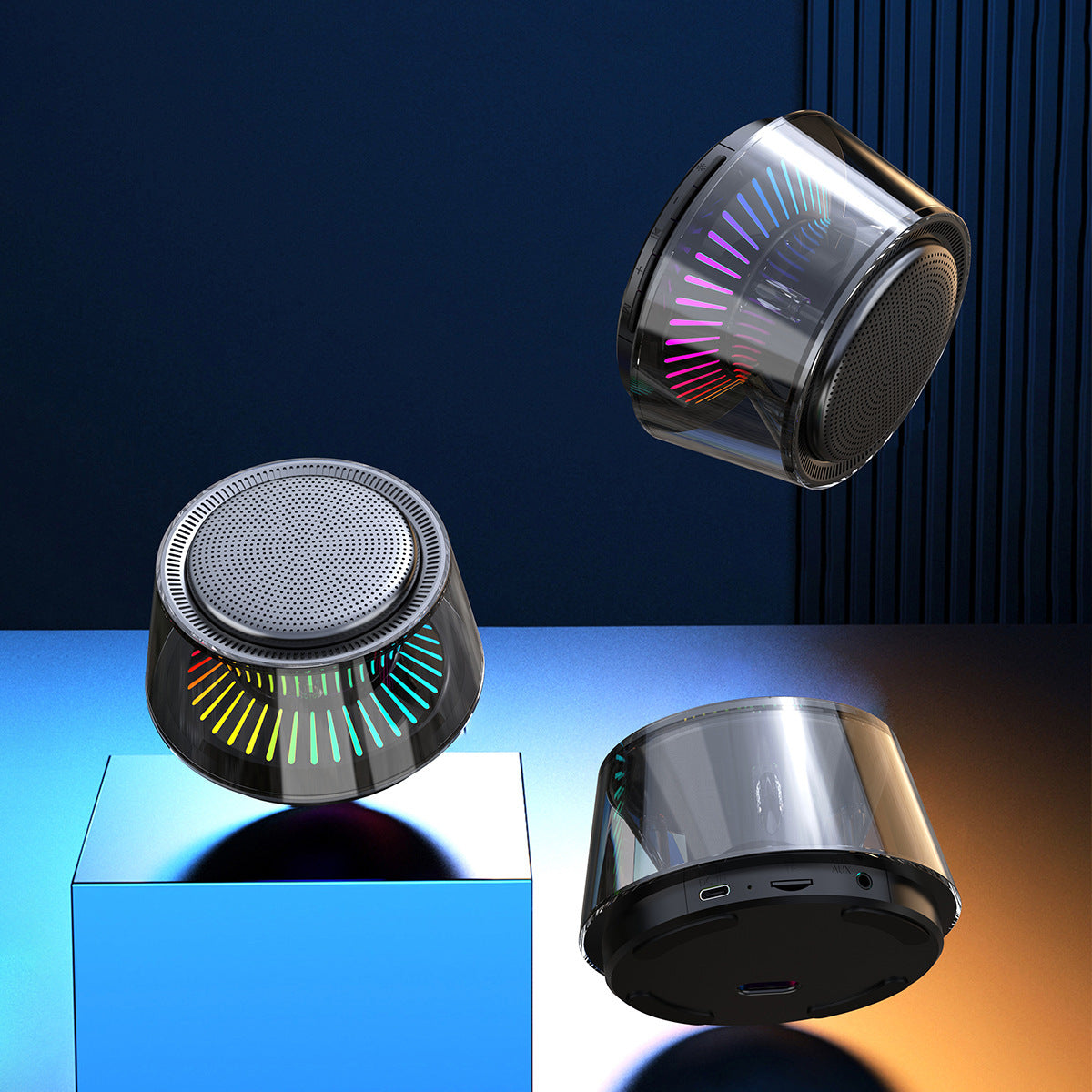 Wireless Bluetooth Speaker Colored Glaze