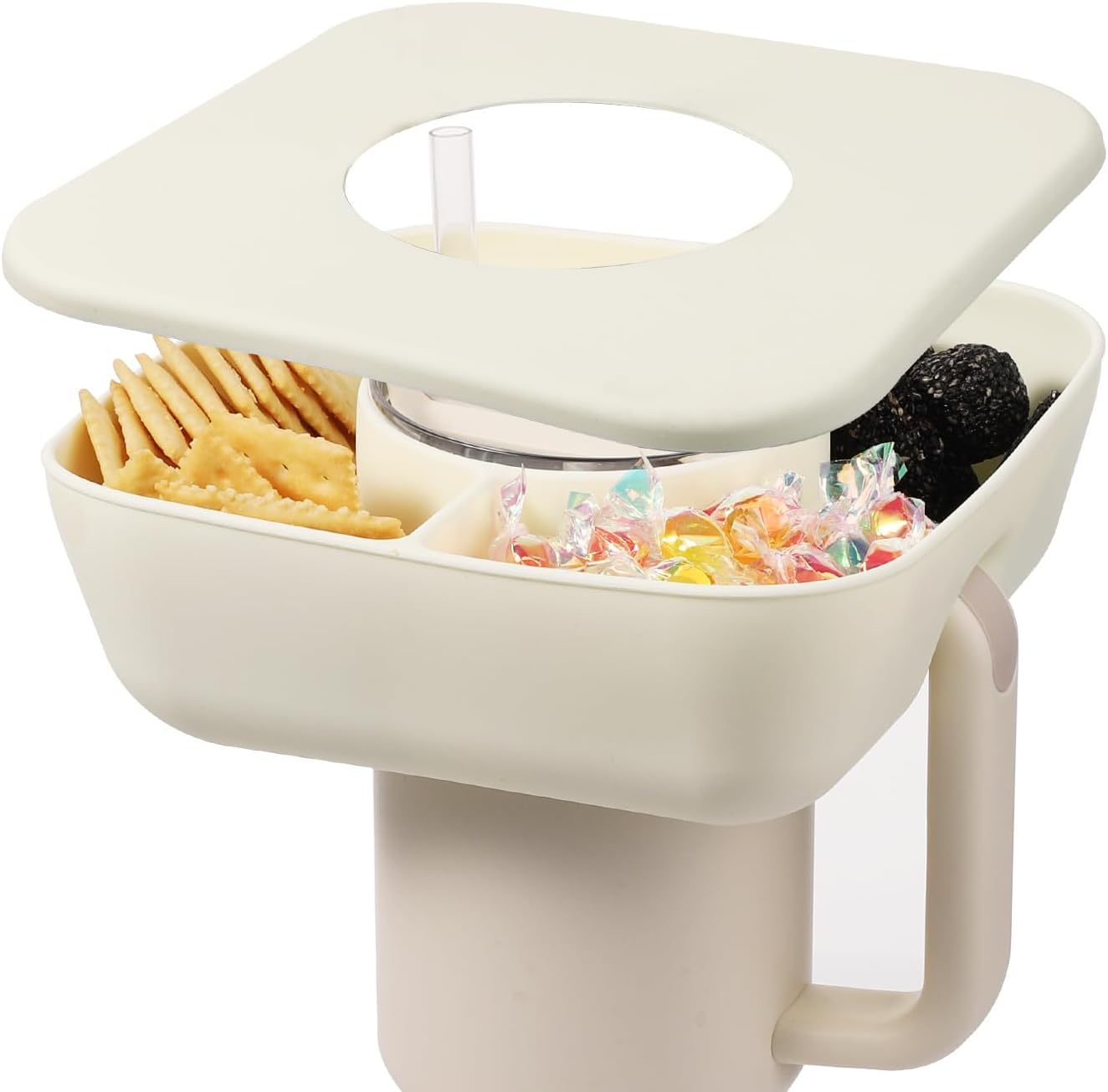 Silicone Snack Platter With Lid