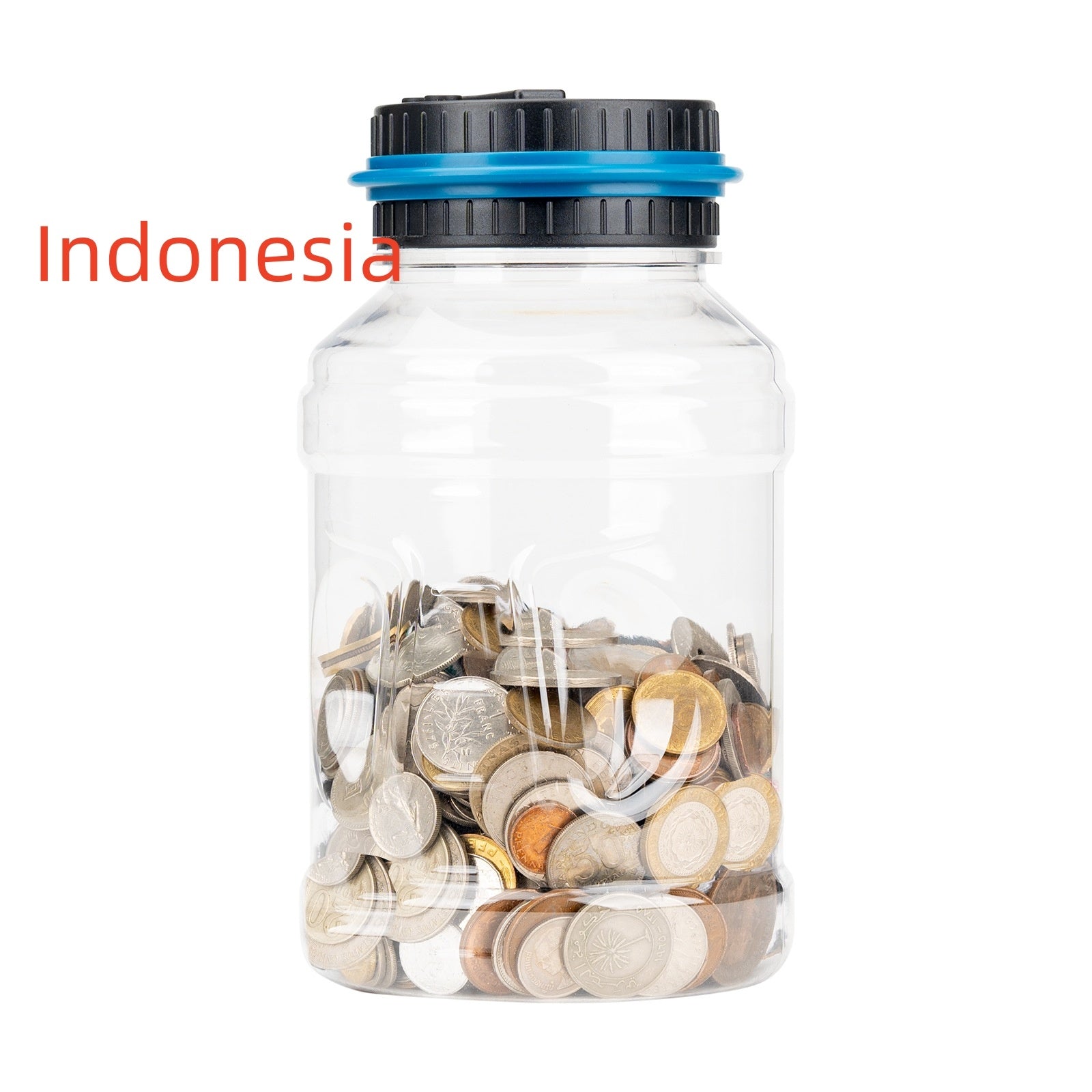 Pounds Full Of Coin Bank Count Savings