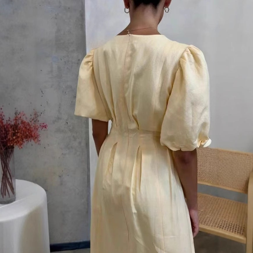 Personality Female Elegant Short Sleeve Dress