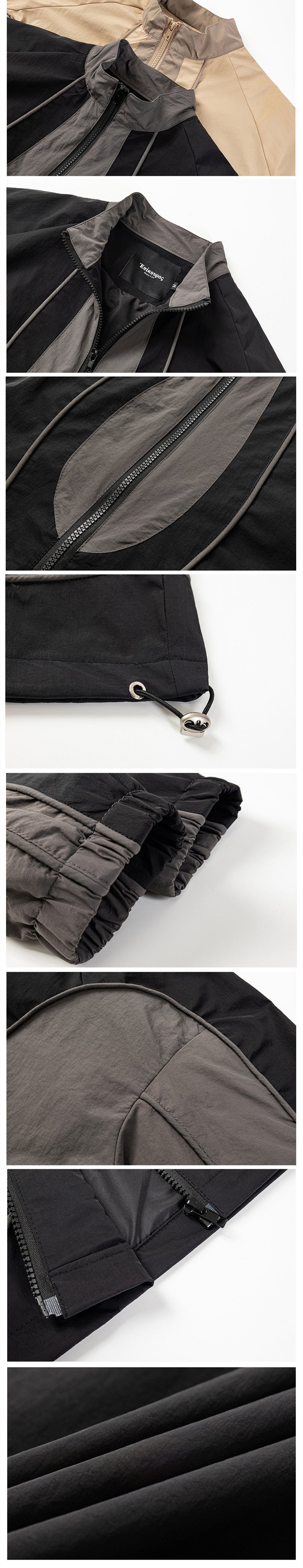 Men's Fashion Casual Patchwork Outdoor Jacket