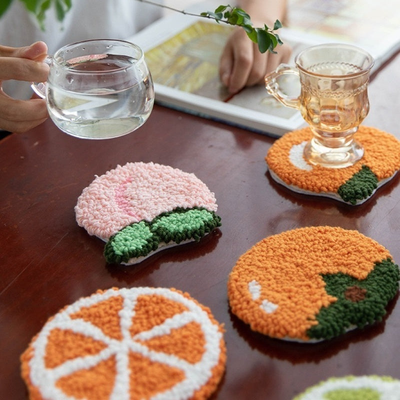 Diy Handmade Coaster Material Package Creative Fruit
