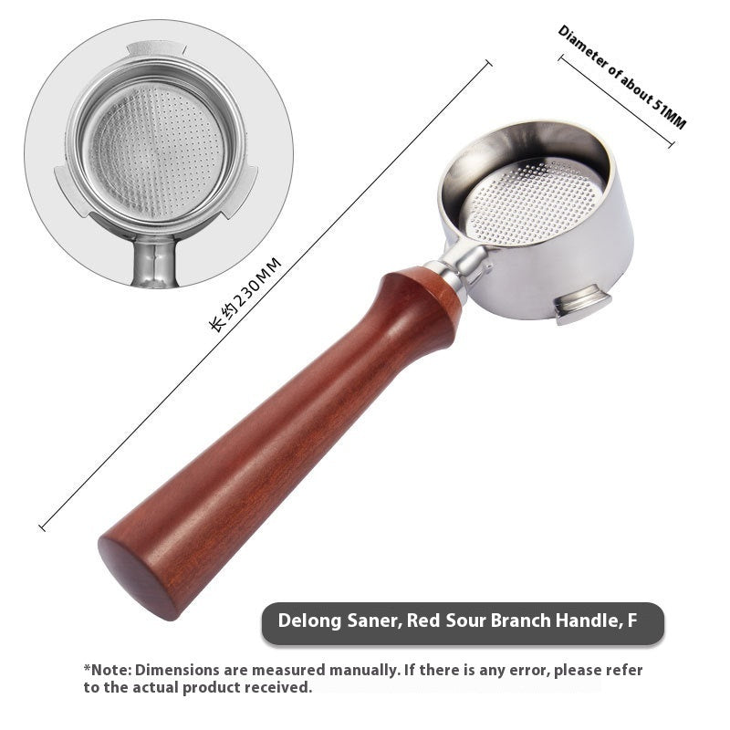 51mm Coffee Machine Handle Modified Solid Wood Handle
