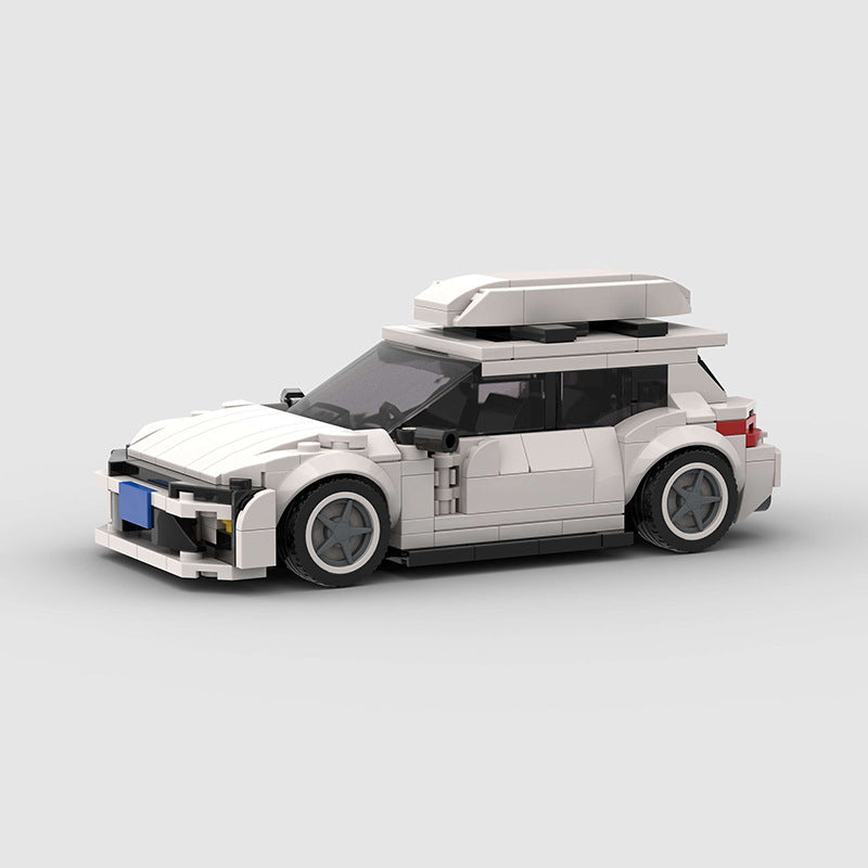 Small Particle Moc City Vehicle Race Model Puzzle