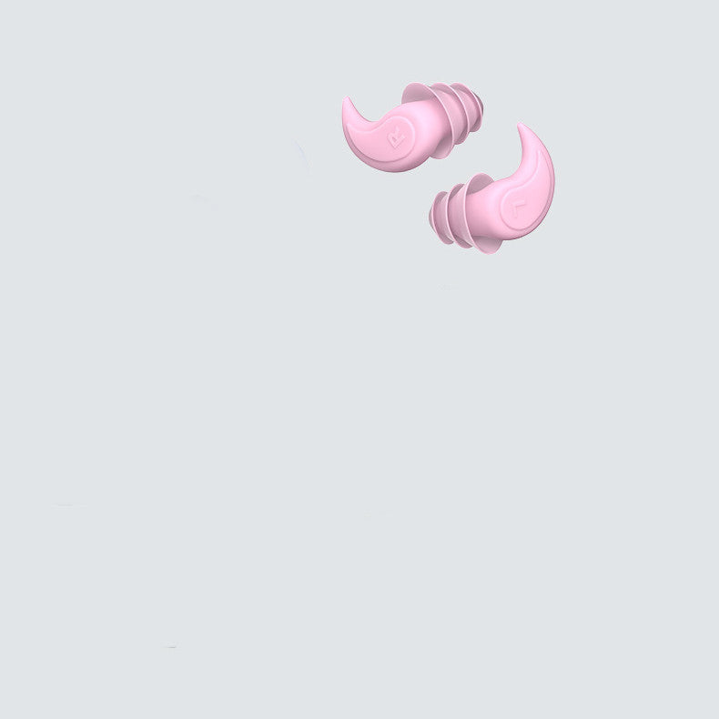 Three-layer Silicone Noise-reduction Ear Plugs Soundproof Sleep Waterproof For Bathing And Swimming