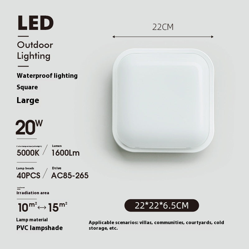 Super Bright Outdoor Waterproof Wall Lamp Aisle Corridor Balcony