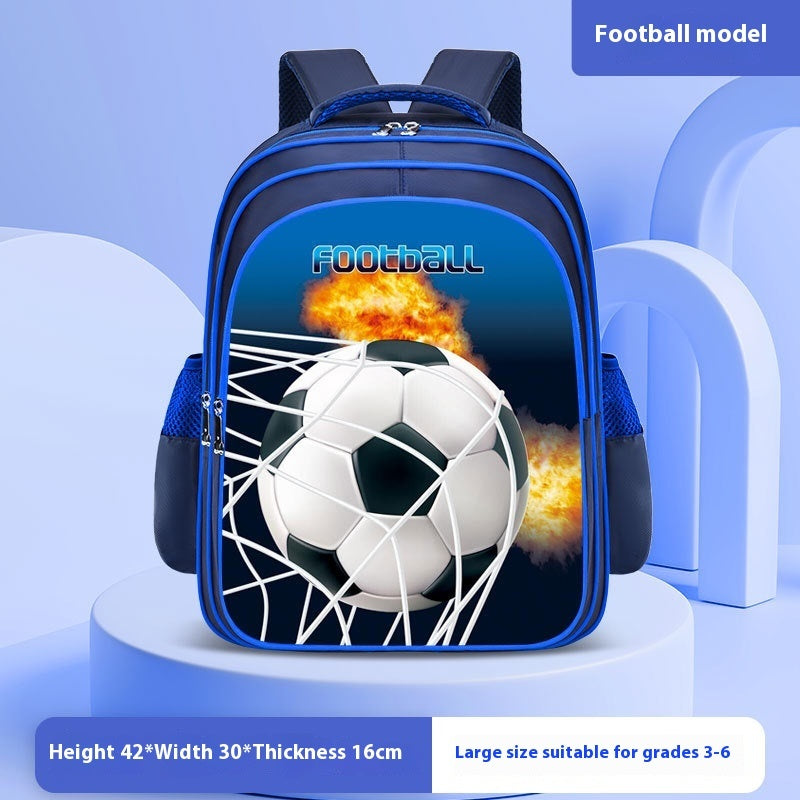 Astronaut Schoolbag Boy Double Shoulders Backpack Grade 3-4